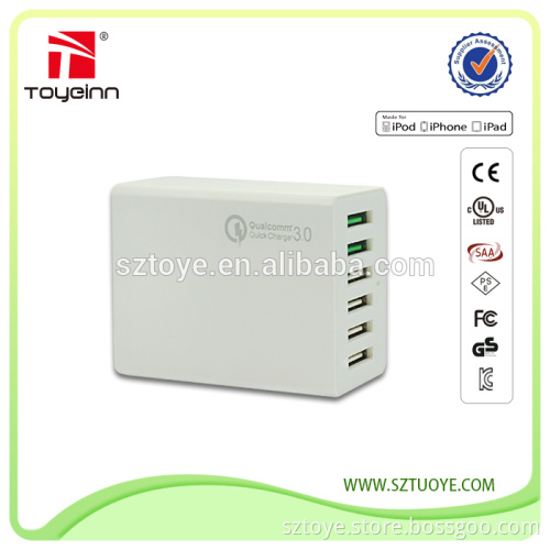 High quality 6 port usb charger usb wall quick charger